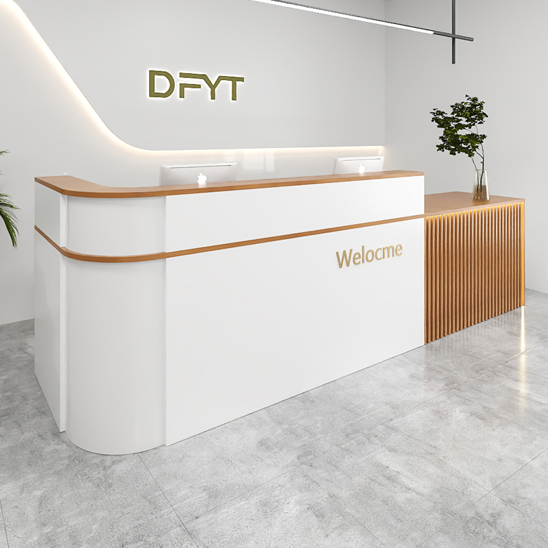 Office Furniture In Usa - Industriële receptiebalie Opslag Luxe receptiebalie Senior