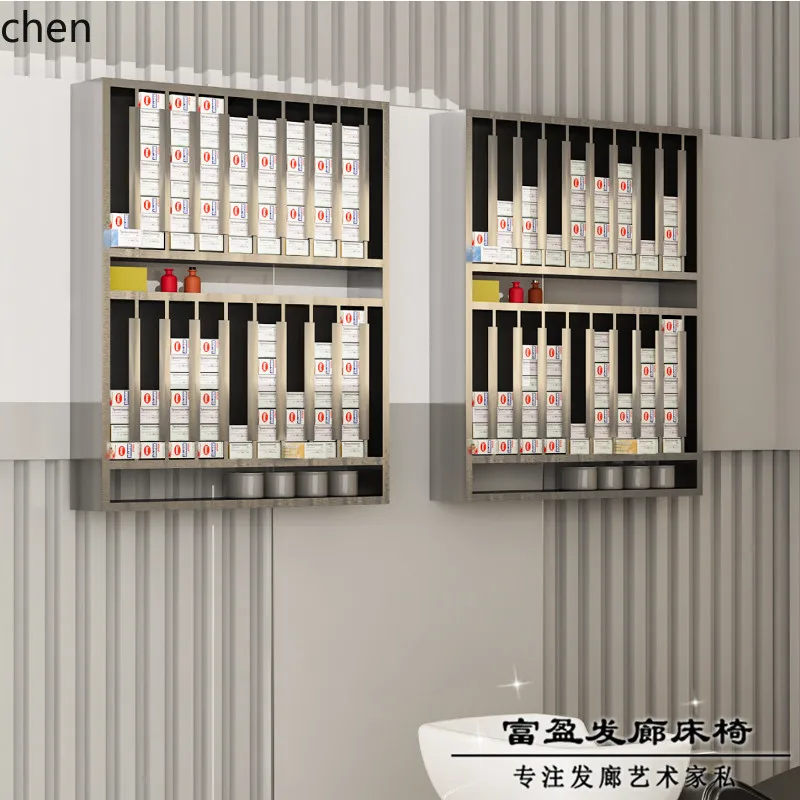 Locker Storage Metal - H5.22 opbergrek, kapsalonkast, rek voor kleurcrème,