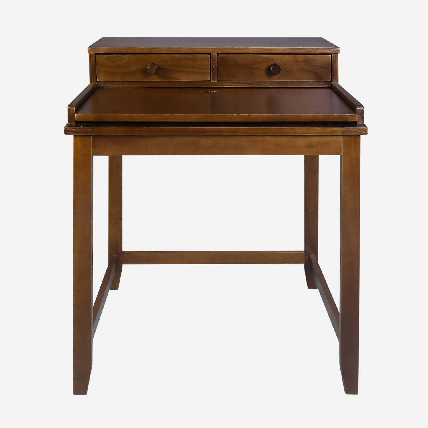 Office X Furniture - Middeleeuws bureau met bovenkast en uittrekbare