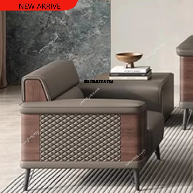 Office Furniture Company - H132 Hoge PU-lederen kantoorbanken, koffiecombinatie, bedrijfskantoorbanken,