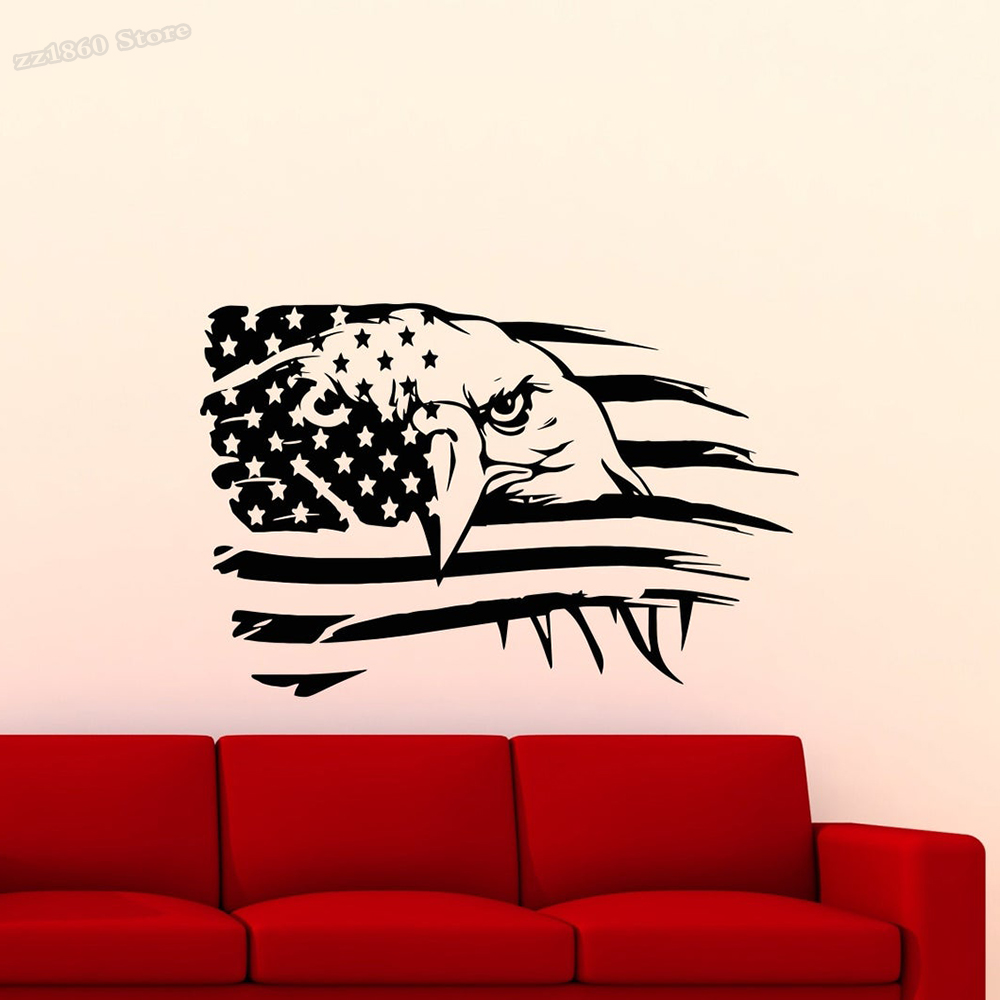 Amerikaanse Vlag Muurtattoo Ea - Office Furniture In Usa recensie en prijs