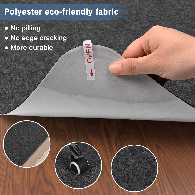 Grote antislip bureaustoelmat, - Chair Mat Hard Floor recensie en prijs