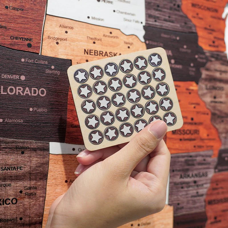 1 stks Houten Kaart Puzzel Muu - Office Furniture In Usa recensie en prijs