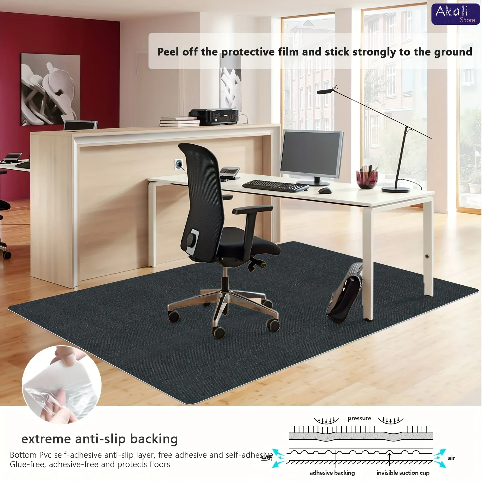 Groot formaat bureaustoelmat a - Chair Mat Hard Floor recensie en prijs